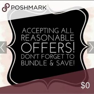 Promotional Sign - Accepting Offers & Bundle Savings